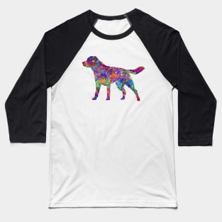 Labrador dog watercolor Baseball T-Shirt